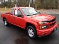 2007 Victory Red Chevrolet Colorado LS Extended Cab  photo #3
