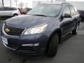 2013 Atlantis Blue Metallic Chevrolet Traverse LS AWD  photo #7