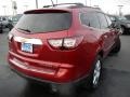 2013 Crystal Red Tintcoat Chevrolet Traverse LTZ AWD  photo #3