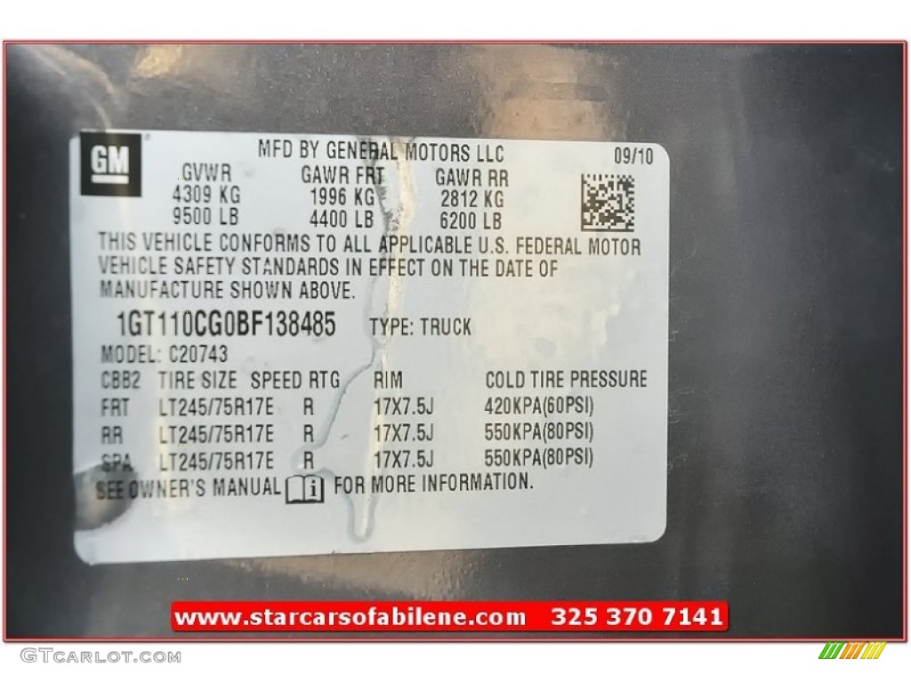 2011 Sierra 2500HD SLE Crew Cab - Storm Gray Metallic / Ebony photo #15