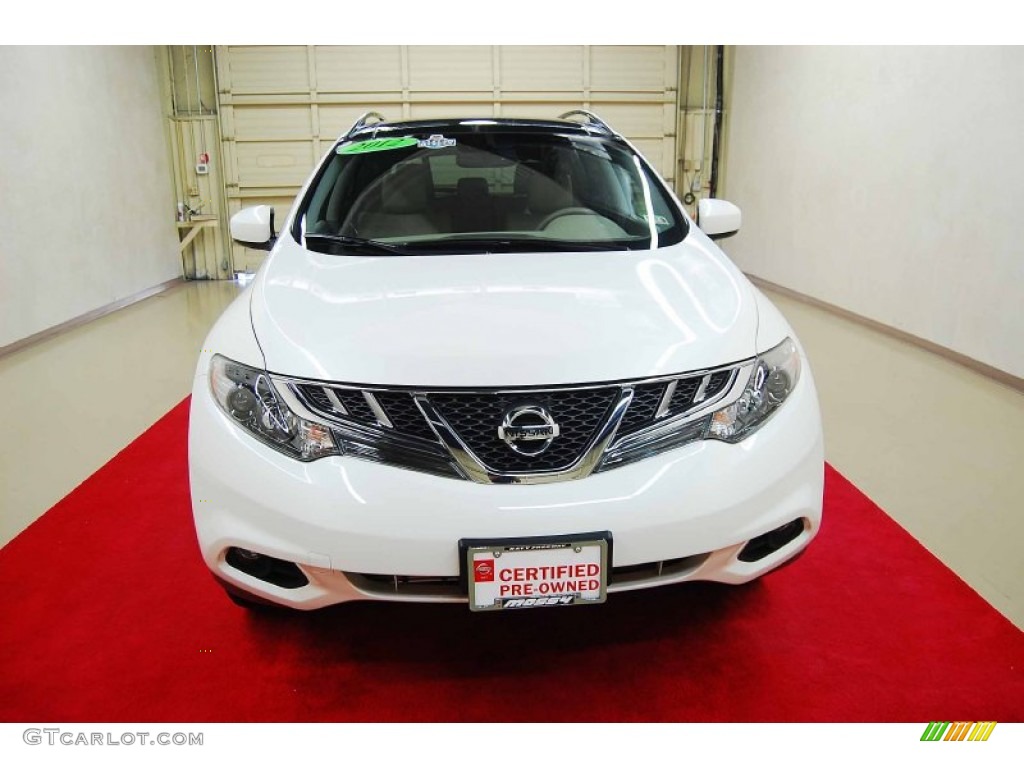 2012 Murano SL - Pearl White / Beige photo #2