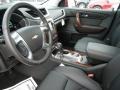 Ebony 2013 Chevrolet Traverse LTZ AWD Interior Color