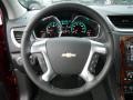 Ebony 2013 Chevrolet Traverse LTZ AWD Steering Wheel