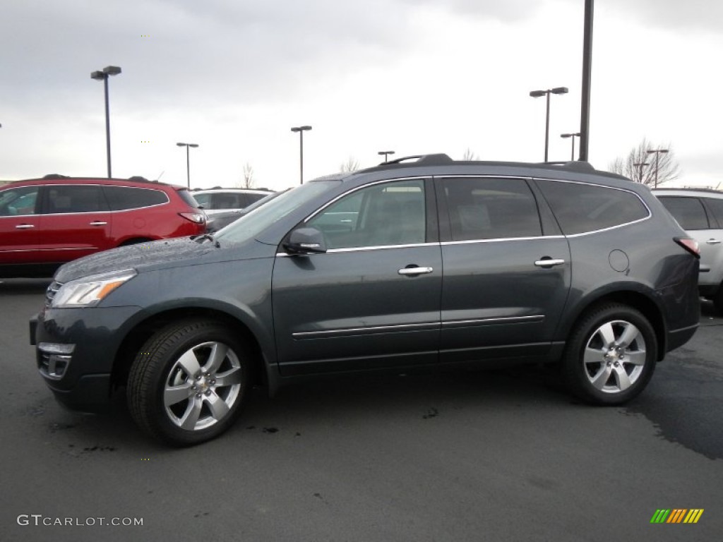 Cyber Gray Metallic 2013 Chevrolet Traverse LTZ AWD Exterior Photo #74887707