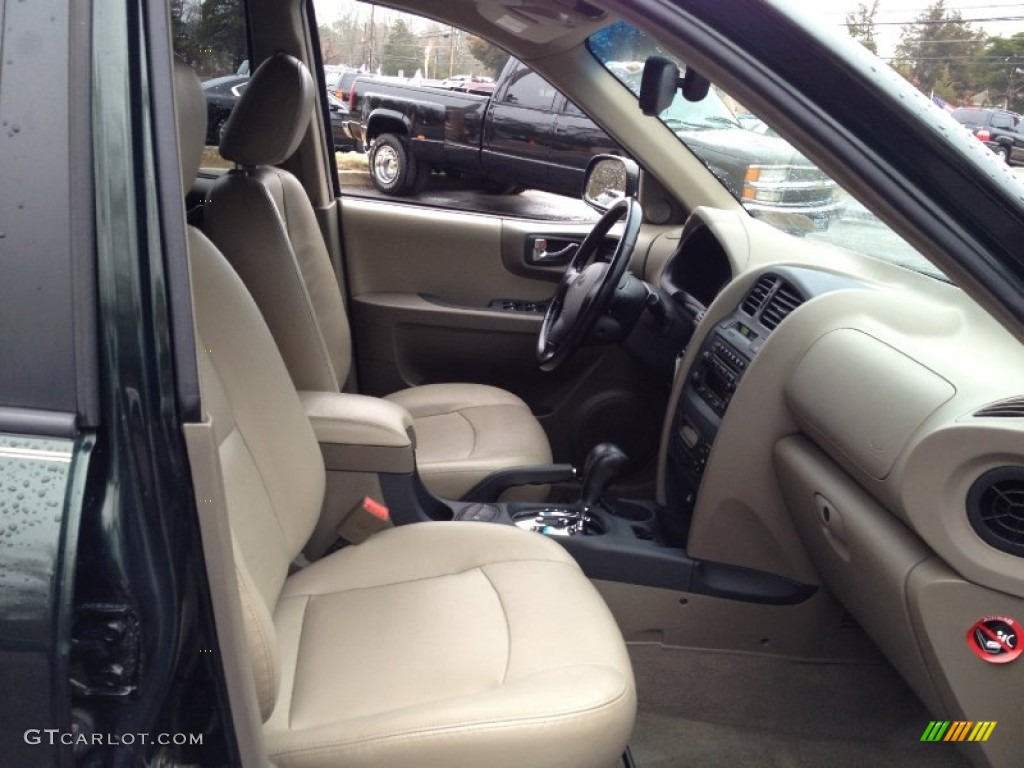 2006 Santa Fe Limited - Dark Emerald Green / Beige photo #9