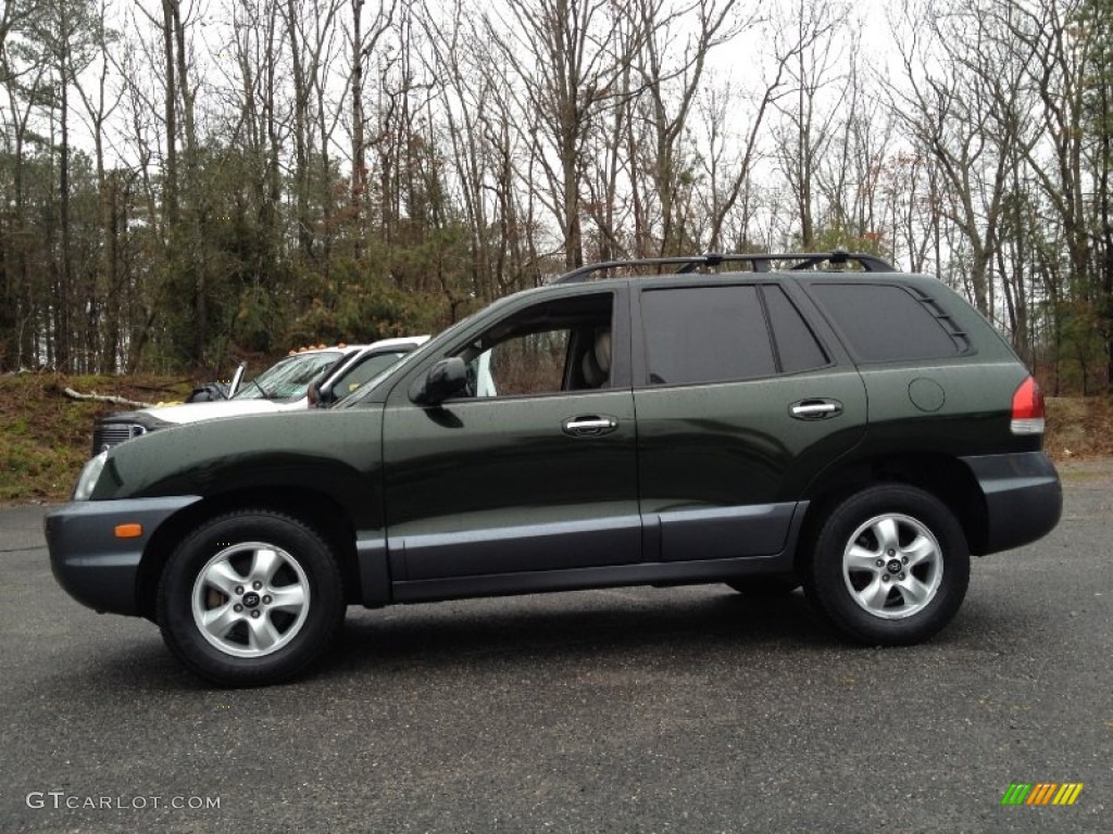 Dark Emerald Green 2006 Hyundai Santa Fe Limited Exterior Photo #74888162