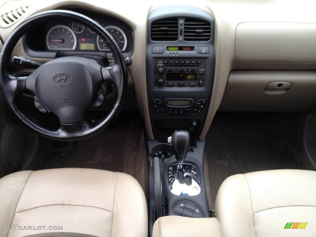 2006 Santa Fe Limited - Dark Emerald Green / Beige photo #21