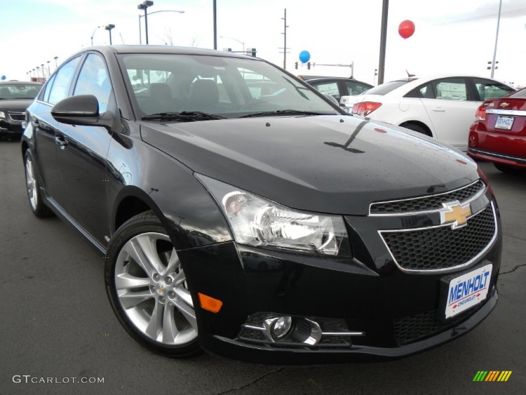 2013 Cruze LTZ/RS - Black Granite Metallic / Jet Black photo #1