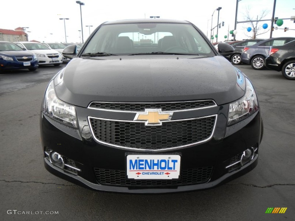 2013 Cruze LTZ/RS - Black Granite Metallic / Jet Black photo #8