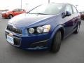 2013 Blue Topaz Metallic Chevrolet Sonic LT Sedan  photo #8