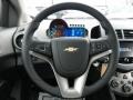 Jet Black/Dark Titanium 2013 Chevrolet Sonic LT Sedan Steering Wheel