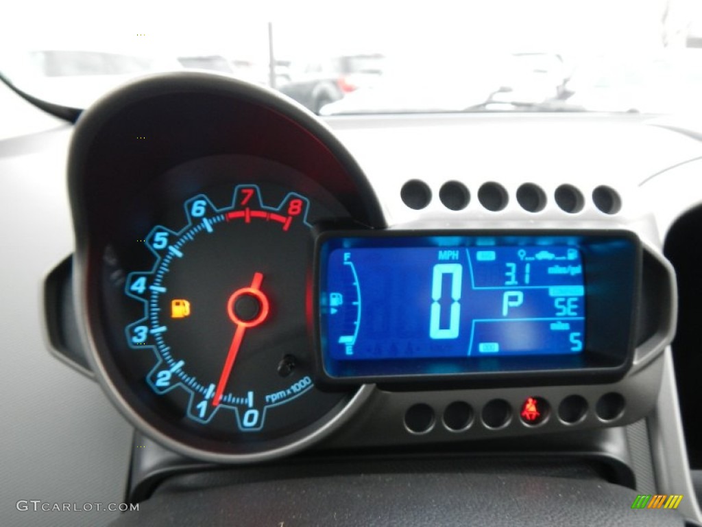 2013 Chevrolet Sonic LT Sedan Gauges Photo #74890214