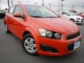 2013 Inferno Orange Metallic Chevrolet Sonic LS Hatch  photo #1