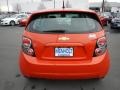 2013 Inferno Orange Metallic Chevrolet Sonic LS Hatch  photo #4