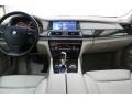 Oyster Nappa Leather Dashboard Photo for 2009 BMW 7 Series #74890693