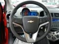 Jet Black/Dark Titanium 2013 Chevrolet Sonic LS Hatch Steering Wheel
