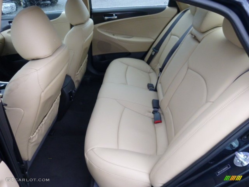 2013 Sonata Limited - Pacific Blue Pearl / Camel photo #14