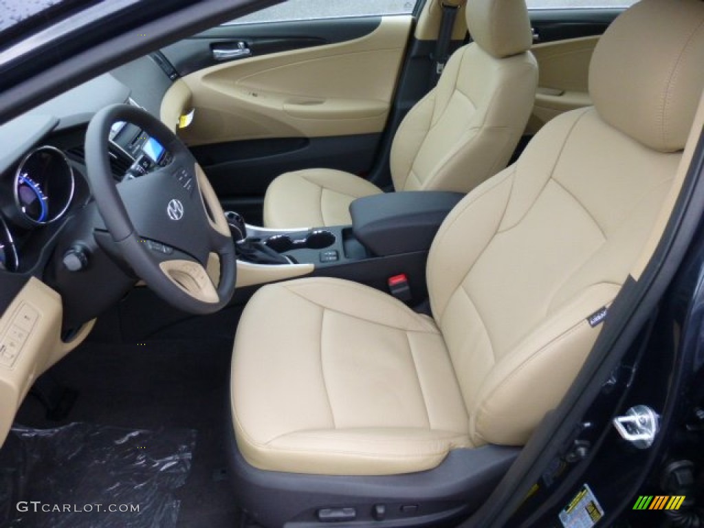 2013 Sonata Limited - Pacific Blue Pearl / Camel photo #16