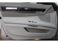 Oyster Nappa Leather Door Panel Photo for 2009 BMW 7 Series #74891031