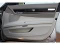 Oyster Nappa Leather Door Panel Photo for 2009 BMW 7 Series #74891050