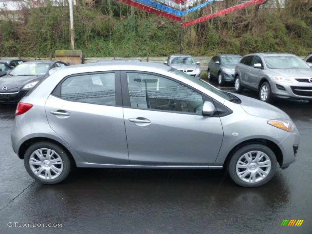 Liquid Silver Metallic 2013 Mazda MAZDA2 Sport Exterior Photo #74892261