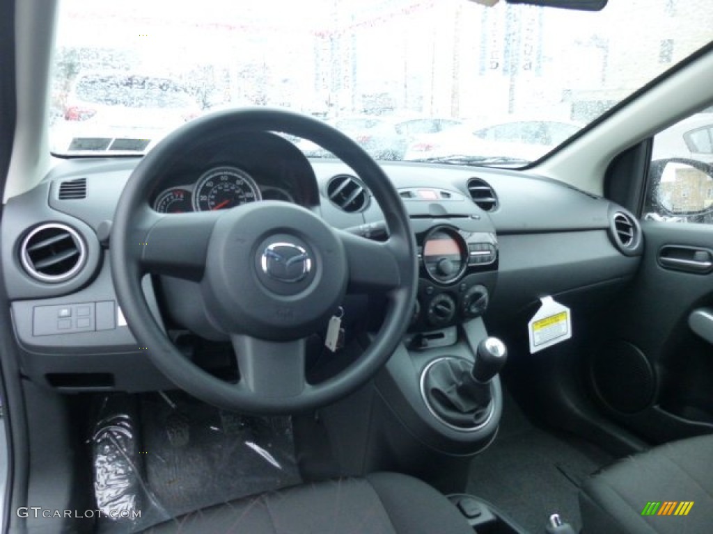 Black Interior 2013 Mazda MAZDA2 Sport Photo #74892409