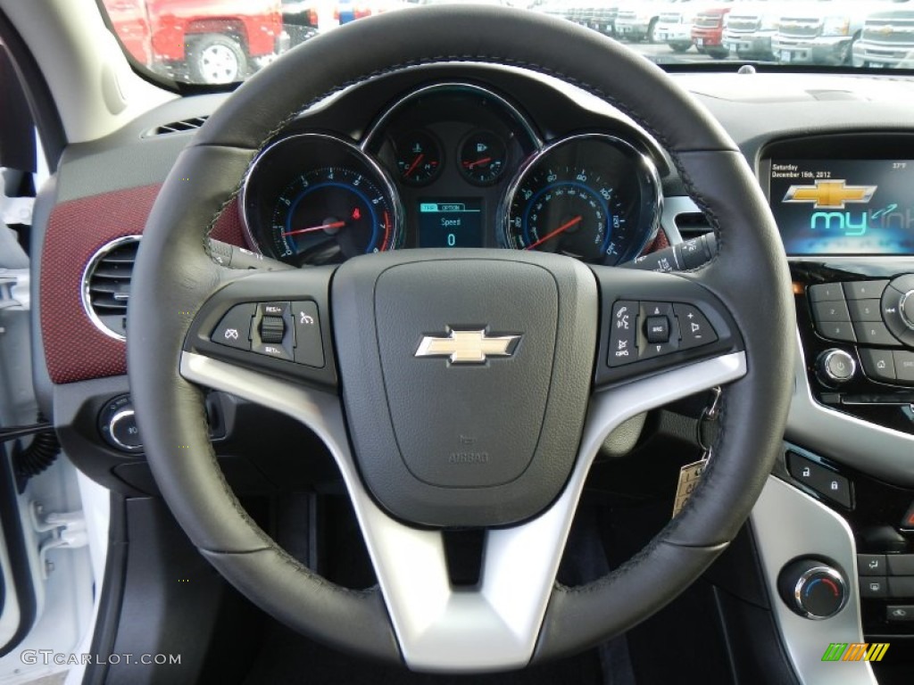 2013 Cruze LT/RS - Summit White / Jet Black/Sport Red photo #21