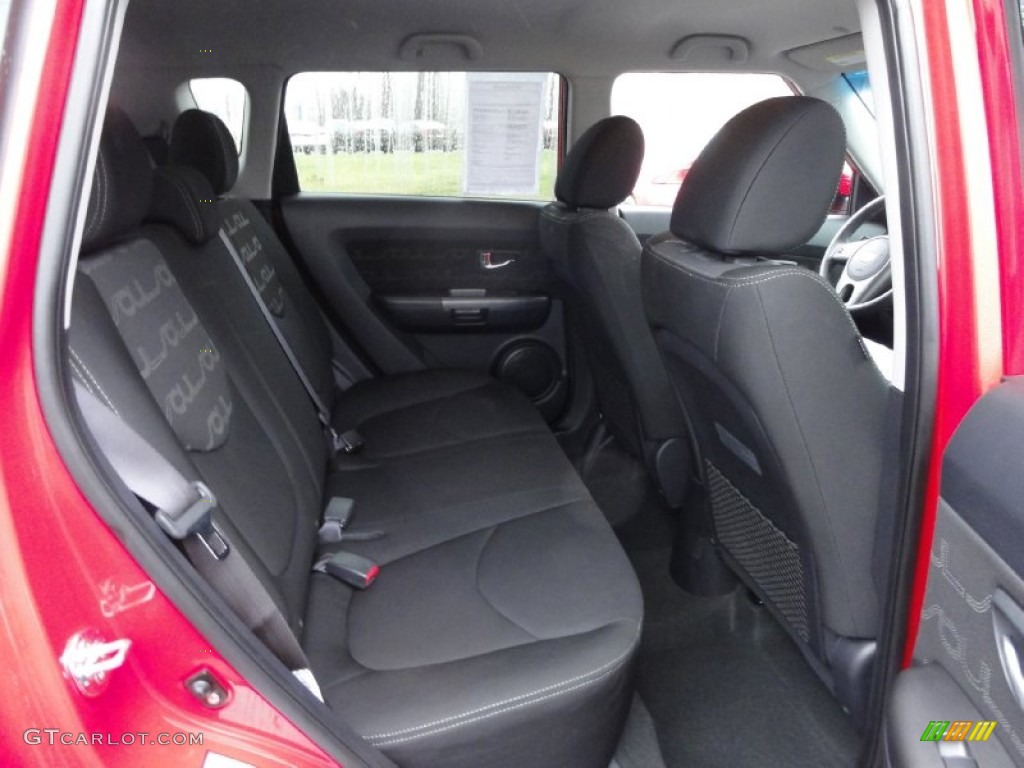 Black Soul Logo Cloth Interior 2012 Kia Soul + Photo #74893173