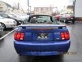 2003 True Blue Metallic Ford Mustang V6 Convertible  photo #17