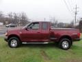 2003 Burgundy Red Metallic Ford F150 XLT SuperCab 4x4  photo #9