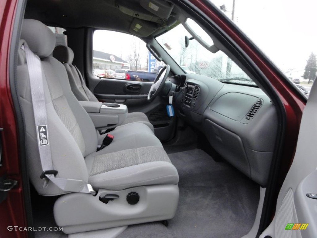 Medium Graphite Grey Interior 2003 Ford F150 XLT SuperCab 4x4 Photo #74894314