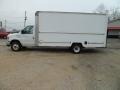 Oxford White 2010 Ford E Series Cutaway E350 Commercial Moving Van