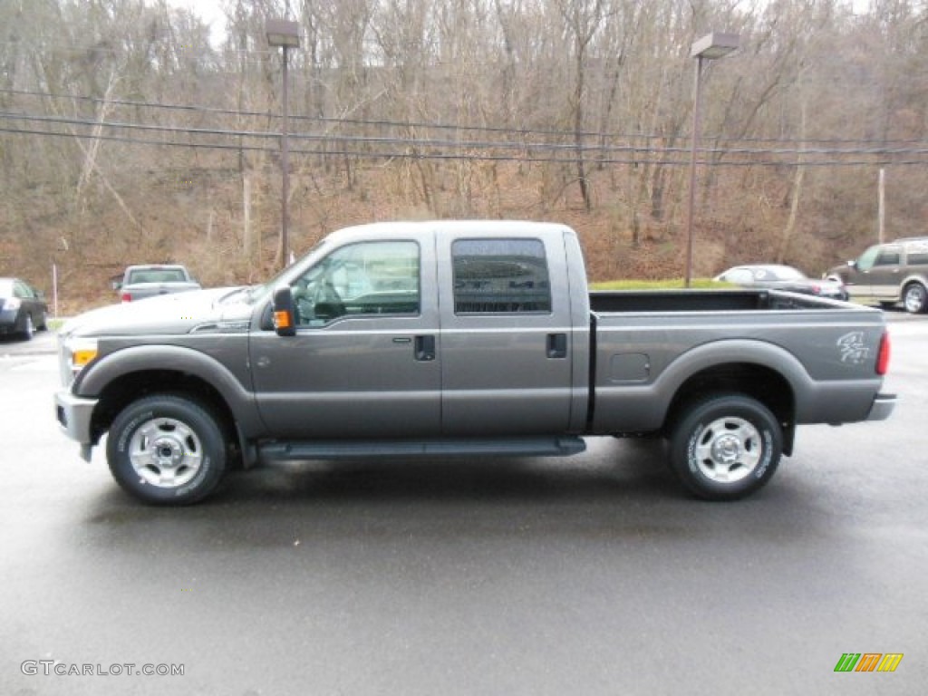 Sterling Gray Metallic 2013 Ford F250 Super Duty XLT Crew Cab 4x4 Exterior Photo #74895601