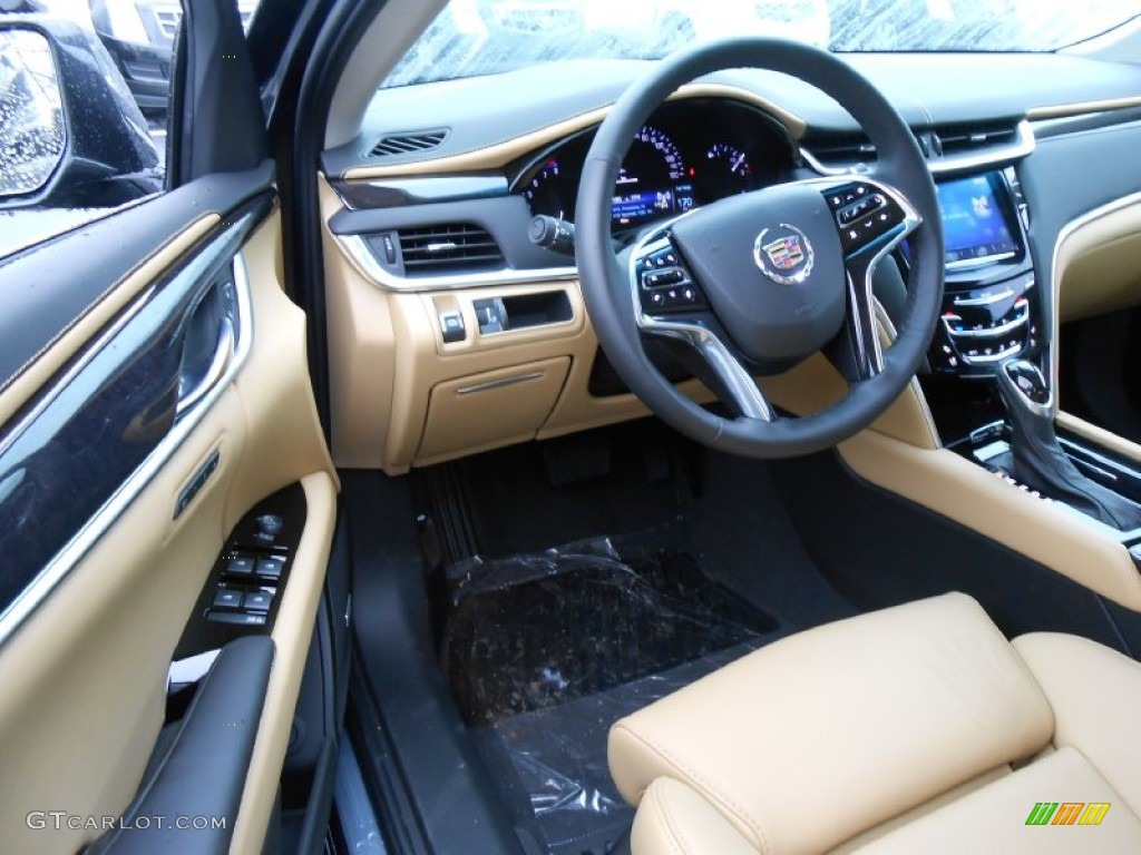Caramel/Jet Black Interior 2013 Cadillac XTS Luxury FWD Photo #74895879
