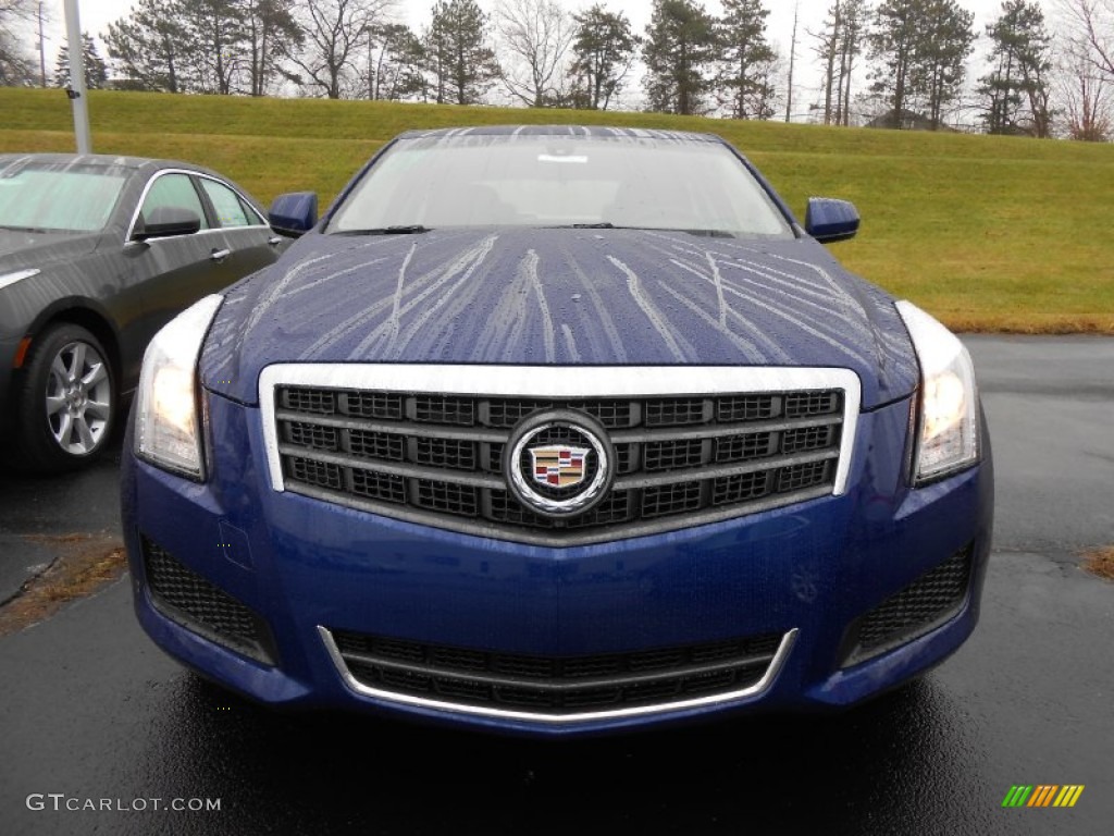Opulent Blue Metallic 2013 Cadillac ATS 2.5L Exterior Photo #74896118