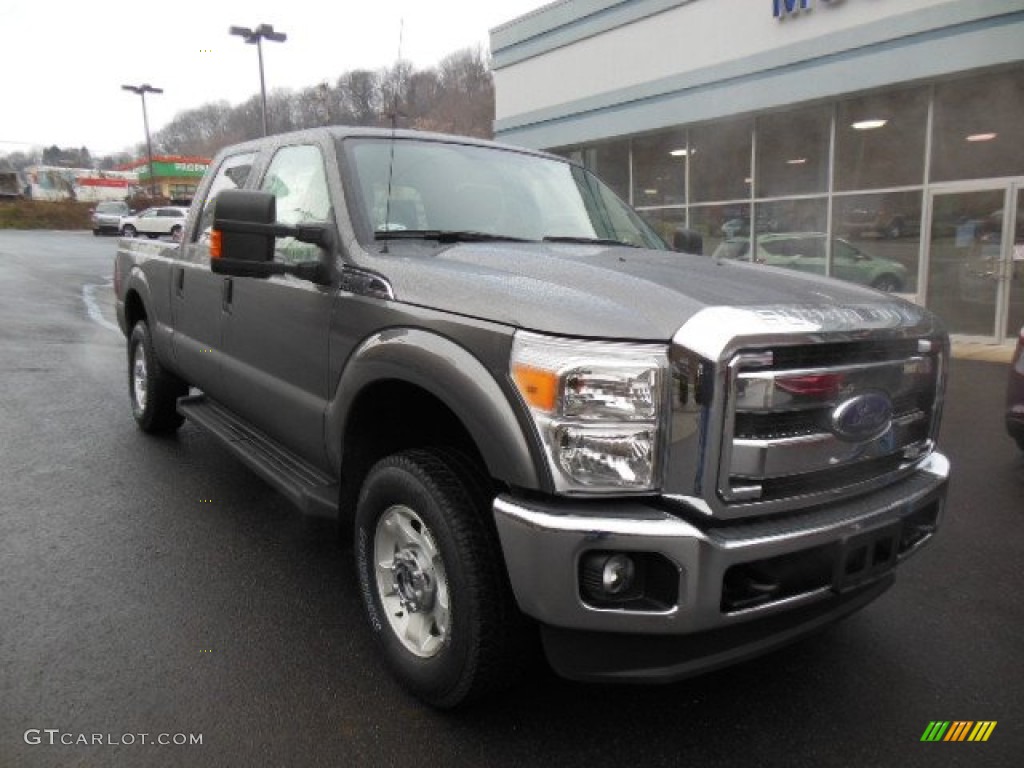 Sterling Gray Metallic 2013 Ford F250 Super Duty XLT Crew Cab 4x4 Exterior Photo #74896266