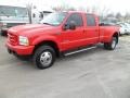 2004 Red Ford F350 Super Duty XLT Crew Cab 4x4 Dually  photo #8