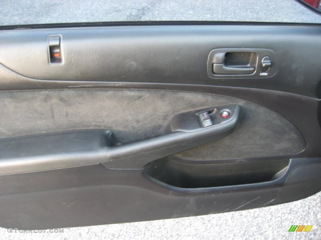 2003 Honda Civic EX Coupe Black Door Panel Photo #74896918