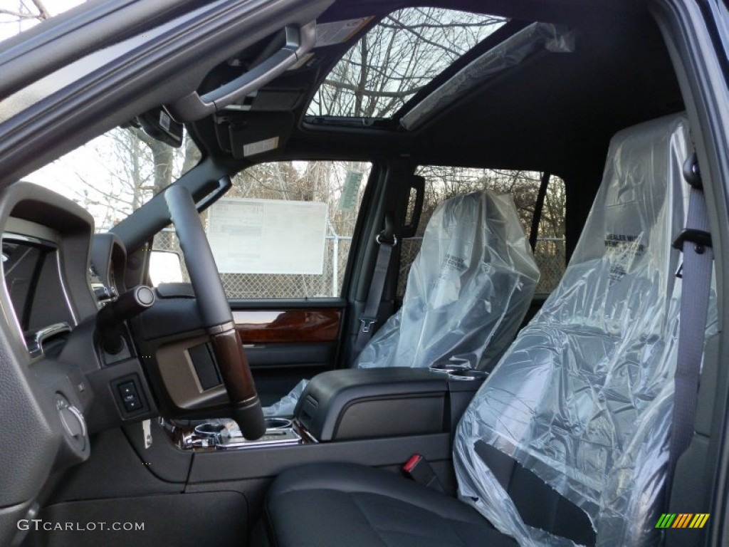 Charcoal Black Interior 2013 Lincoln Navigator L 4x4 Photo #74897182
