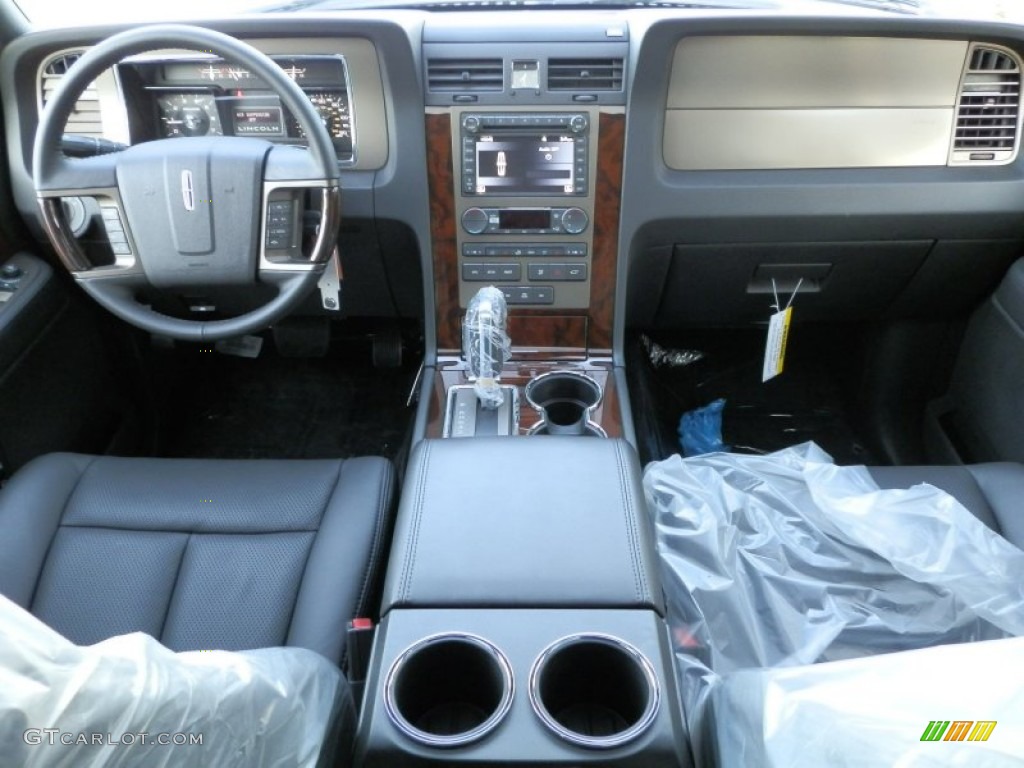 2013 Lincoln Navigator L 4x4 Charcoal Black Dashboard Photo #74897235
