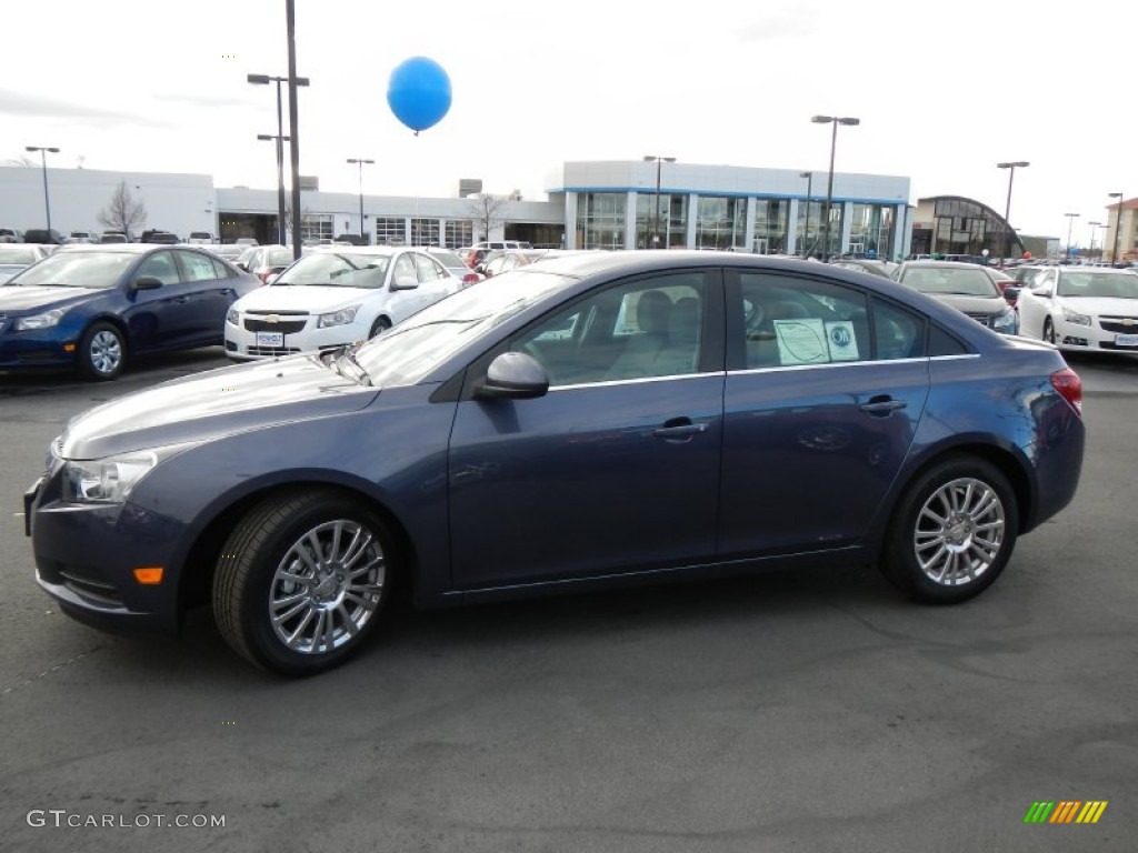 Atlantis Blue Metallic 2013 Chevrolet Cruze ECO Exterior Photo #74897310