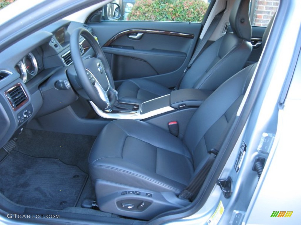 Off Black/Anthracite Interior 2013 Volvo S80 3.2 Photo #74897478