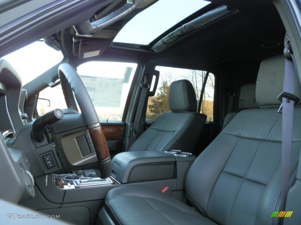 Charcoal Black Interior 2013 Lincoln Navigator L 4x4 Photo #74897488