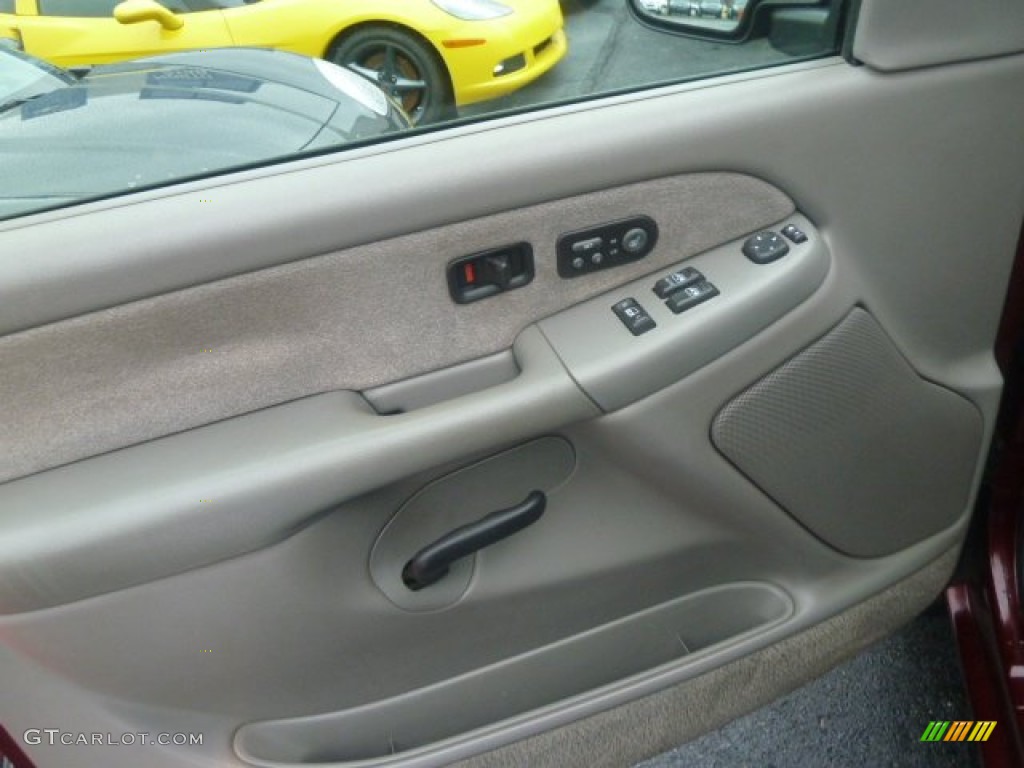 2000 Silverado 1500 LS Extended Cab 4x4 - Dark Carmine Red Metallic / Medium Gray photo #11