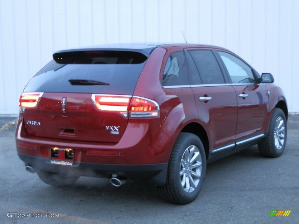 Ruby Red Tinted Tri-Coat 2013 Lincoln MKX AWD Exterior Photo #74898174