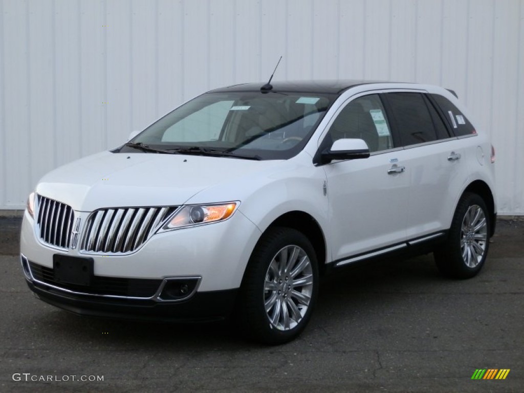 White Platinum Tri-Coat 2013 Lincoln MKX AWD Exterior Photo #74898464