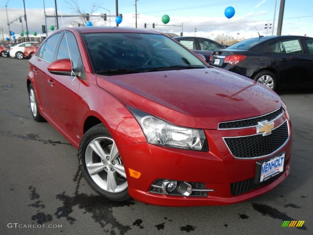 2013 Cruze LT/RS - Crystal Red Metallic Tintcoat / Jet Black photo #1