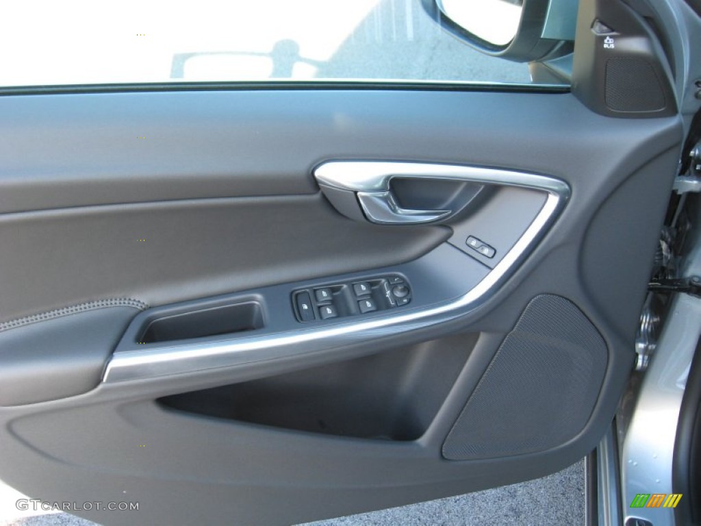 2013 Volvo S60 T5 AWD Off Black Door Panel Photo #74899440