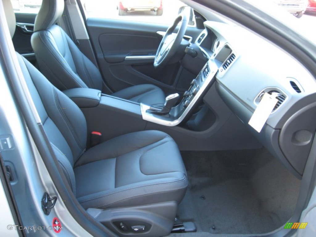 Off Black Interior 2013 Volvo S60 T5 AWD Photo #74899512