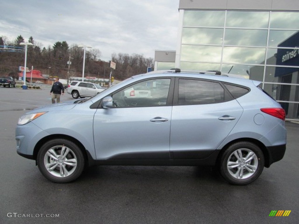 Aurora Blue 2013 Hyundai Tucson GLS AWD Exterior Photo #74899800